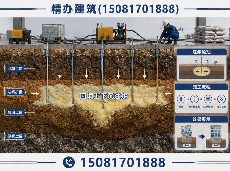 涉县路基沉降注浆加固展示图